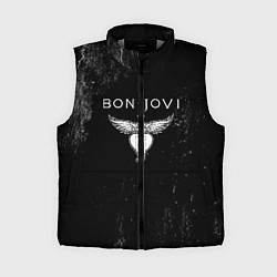 Женский жилет Bon Jovi, цвет: 3D-светло-серый