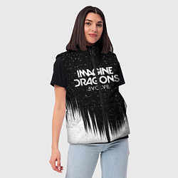 Женский жилет IMAGINE DRAGONS, цвет: 3D-черный — фото 2
