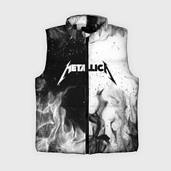 Женский жилет METALLICA, цвет: 3D-черный