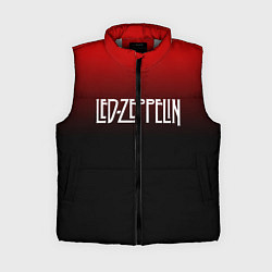 Женский жилет Led Zeppelin, цвет: 3D-светло-серый