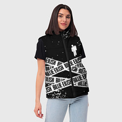 Женский жилет BILLIE EILISH: Black Tape, цвет: 3D-красный — фото 2