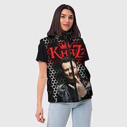 Женский жилет Князь Анархия спина, цвет: 3D-красный — фото 2