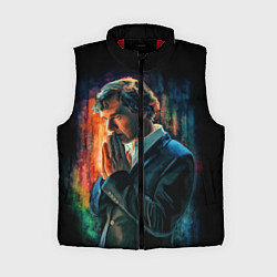 Женский жилет Sherlock, цвет: 3D-красный
