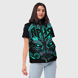 Женский жилет Ария, цвет: 3D-черный — фото 2