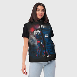 Женский жилет Doctor Who, цвет: 3D-красный — фото 2