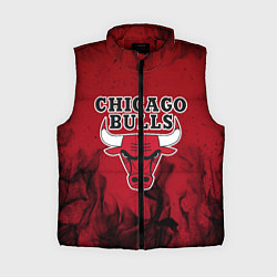 Женский жилет CHICAGO BULLS, цвет: 3D-красный