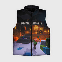 Женский жилет MINECRAFT, цвет: 3D-черный