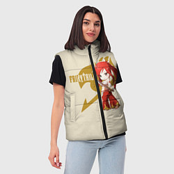 Женский жилет Хвост Феи, цвет: 3D-светло-серый — фото 2