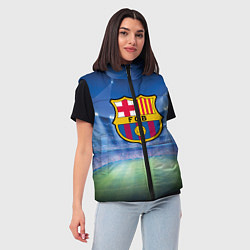 Женский жилет FC Barcelona, цвет: 3D-красный — фото 2