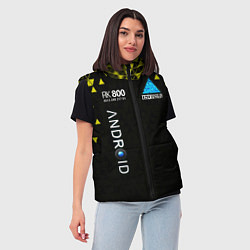Женский жилет DETROIT: BECOME HUMAN, цвет: 3D-красный — фото 2