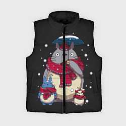 Женский жилет My Neighbor Totoro, цвет: 3D-черный
