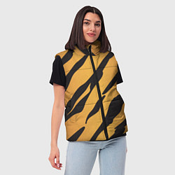 Женский жилет Кошачий окрас, цвет: 3D-светло-серый — фото 2