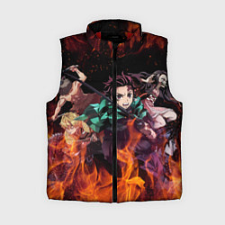 Женский жилет KIMETSU NO YAIBA, цвет: 3D-красный