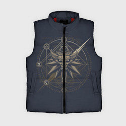 Женский жилет Ведьмак 3: Дикая Охота, цвет: 3D-красный