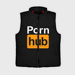Женский жилет PORNHUB, цвет: 3D-красный