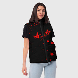 Женский жилет АлисА, цвет: 3D-красный — фото 2