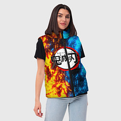 Женский жилет KIMETSU NO YAIBA, цвет: 3D-красный — фото 2