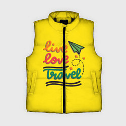 Женский жилет Жизнь, любовь, путешествия