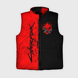 Женский жилет CYBERPUNK 2077, цвет: 3D-красный