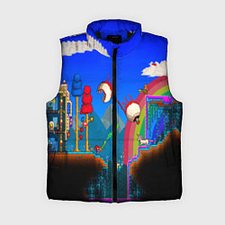 Женский жилет TERRARIA GAME, цвет: 3D-черный