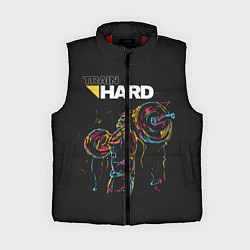 Женский жилет Train hard, цвет: 3D-красный