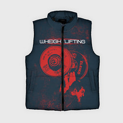 Женский жилет Тяжелая атлетика, цвет: 3D-черный