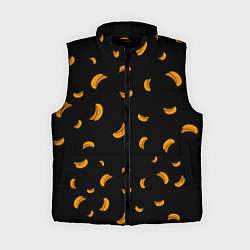 Женский жилет Банана, цвет: 3D-черный