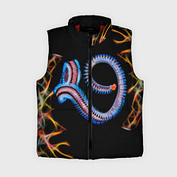 Женский жилет Морское чудо, цвет: 3D-красный