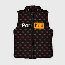 Женский жилет PornHub, цвет: 3D-светло-серый
