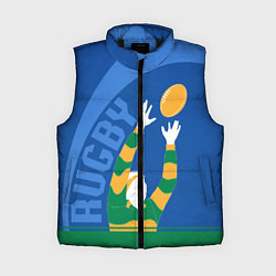 Женский жилет Регби, цвет: 3D-черный