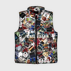 Женский жилет Дискография EMINEM, цвет: 3D-черный
