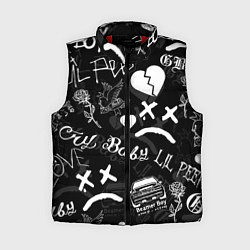 Женский жилет LIL PEEP, цвет: 3D-красный