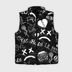 Женский жилет LIL PEEP, цвет: 3D-светло-серый
