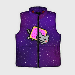 Женский жилет Nyan Cat, цвет: 3D-красный