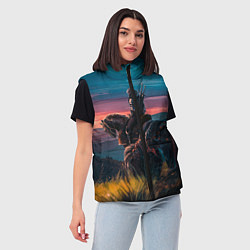 Женский жилет The Witcher, цвет: 3D-черный — фото 2