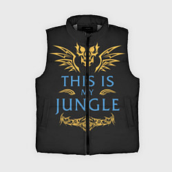 Женский жилет This is my Jungle, цвет: 3D-светло-серый