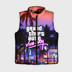 Женский жилет Grand Theft Auto Vice City, цвет: 3D-красный