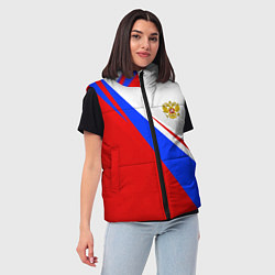Женский жилет Россия, цвет: 3D-черный — фото 2