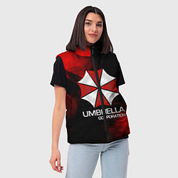 Женский жилет UMBRELLA CORP, цвет: 3D-красный — фото 2