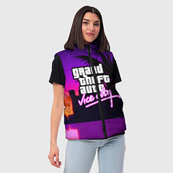 Женский жилет GTA:VICE CITY, цвет: 3D-красный — фото 2