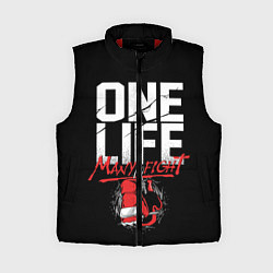 Женский жилет One Life Many Fight, цвет: 3D-красный
