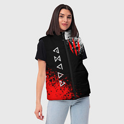 Женский жилет THE WITCHER, цвет: 3D-красный — фото 2