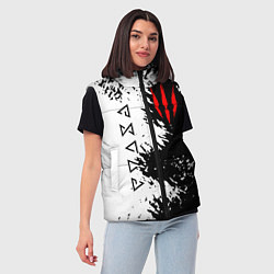 Женский жилет THE WITCHER, цвет: 3D-черный — фото 2