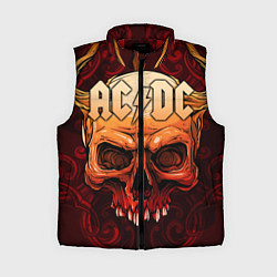 Женский жилет ACDC, цвет: 3D-красный