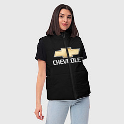 Женский жилет CHEVROLET, цвет: 3D-светло-серый — фото 2