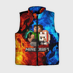 Женский жилет MINECRAFT, цвет: 3D-красный