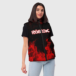 Женский жилет ROBLOX, цвет: 3D-светло-серый — фото 2