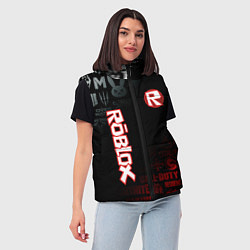 Женский жилет ROBLOX, цвет: 3D-светло-серый — фото 2