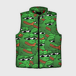 Женский жилет Pepe The Frog, цвет: 3D-красный