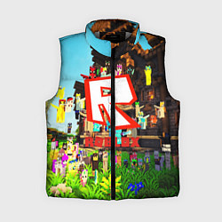 Женский жилет ROBLOX, цвет: 3D-светло-серый